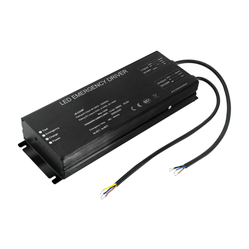 Controlador LED con respaldo de batería.